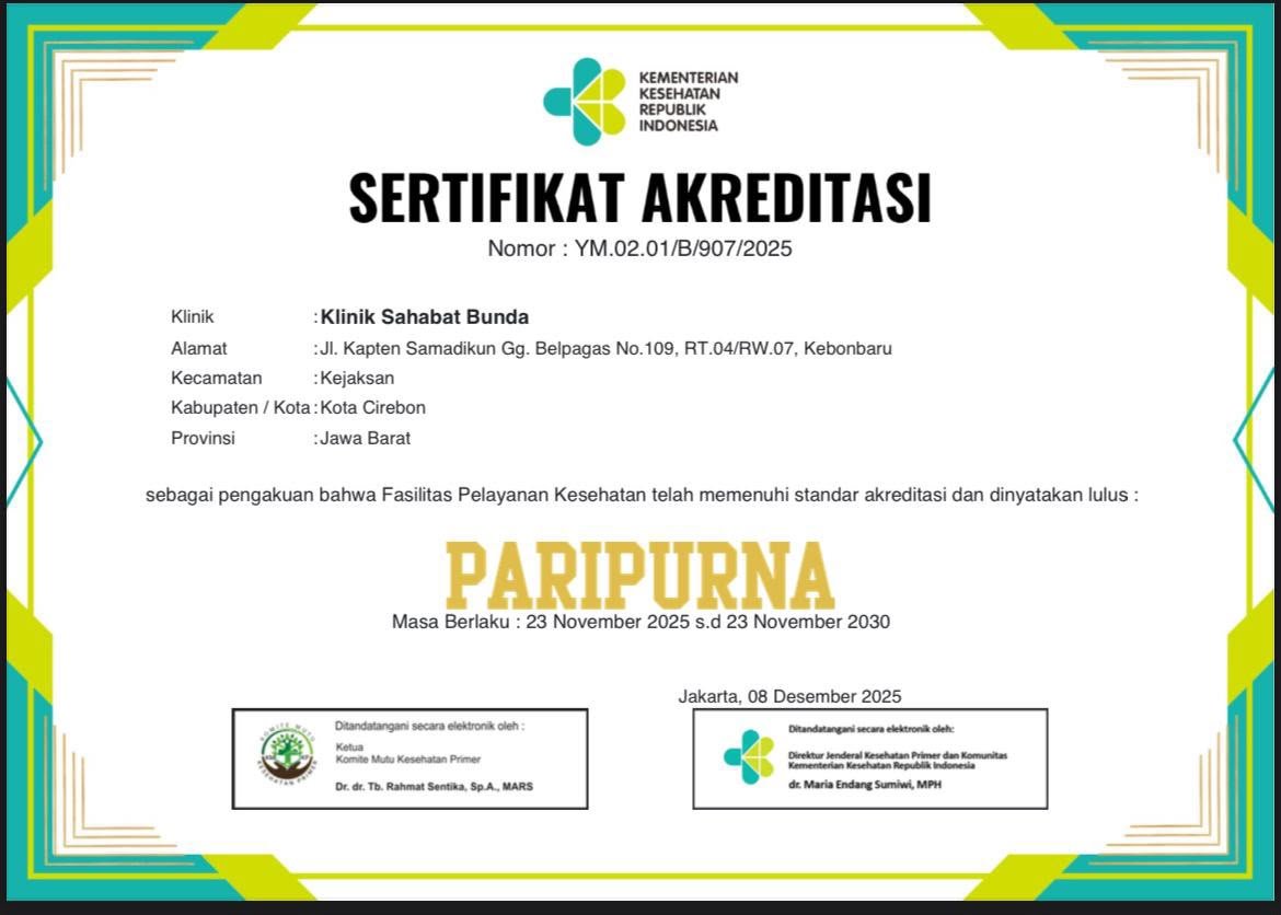 Sertifikat Akreditasi